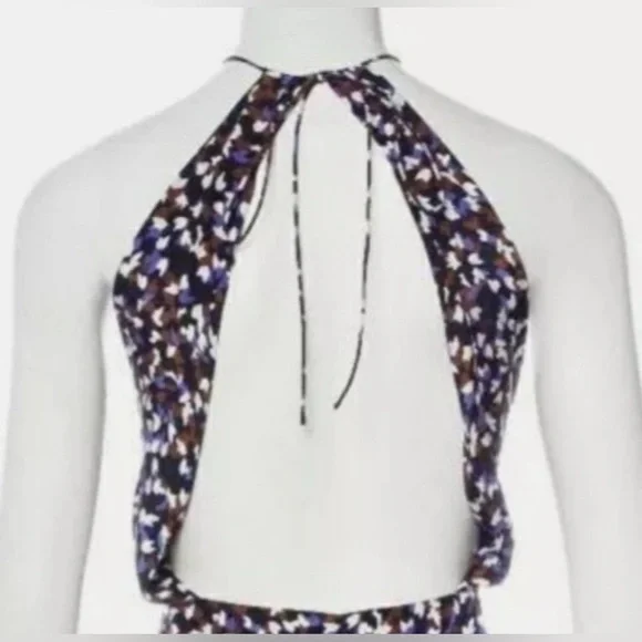 DIANE VON FURSTENBERG SILK JUMPSUIT New Condition - Picture 8 of 14